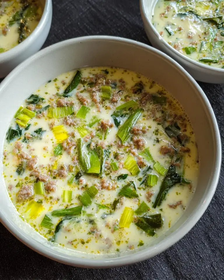 Lauch-Käse-Suppe