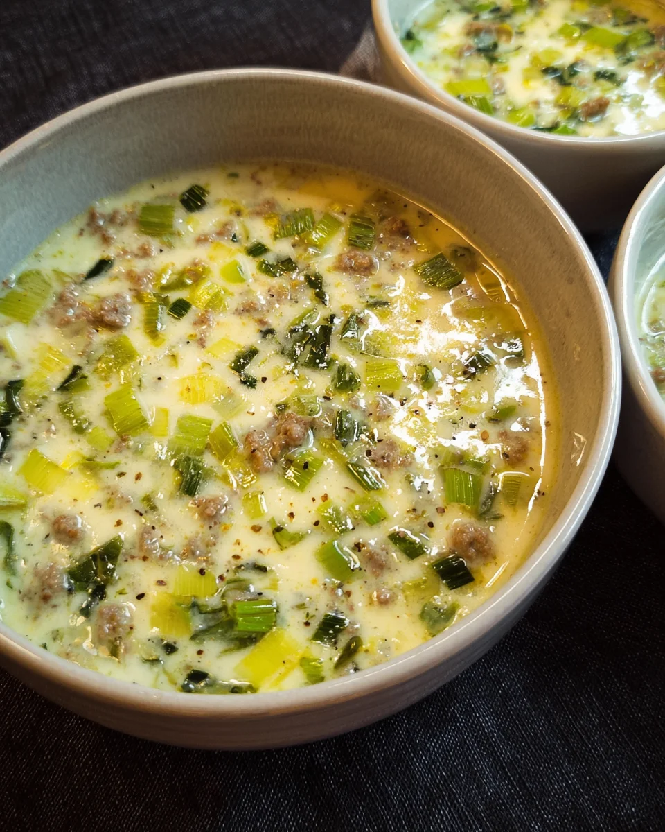 Lauch-Käse-Suppe