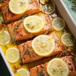 Leckerer Zitronen-Lachs aus dem Ofen