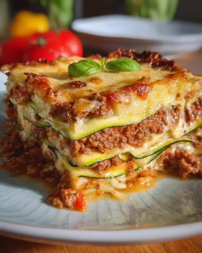 Low Carb Zucchini Lasagne