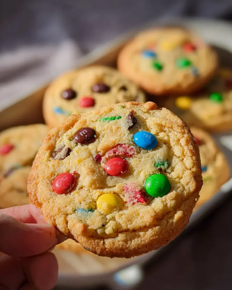 M&Ms Cookies mit Chocolate Chips