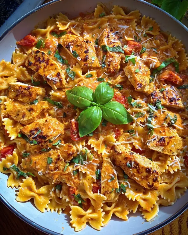 Marry Me Pastapfanne mit gebratenem Hähnchen