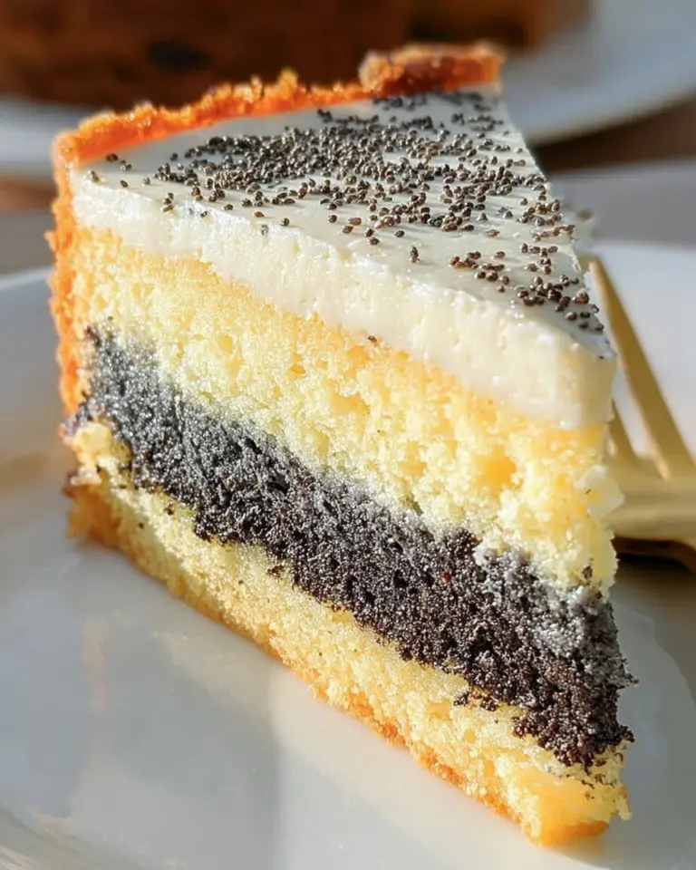 Mohnkuchen mit Schmand