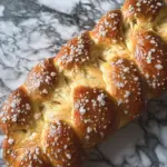 Osterzopf mit vier Strängen