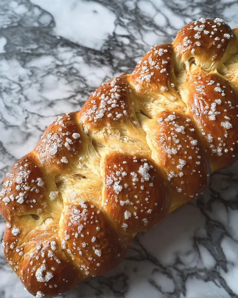 Osterzopf mit vier Strängen