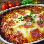 Pizza-Dip aus dem Ofen
