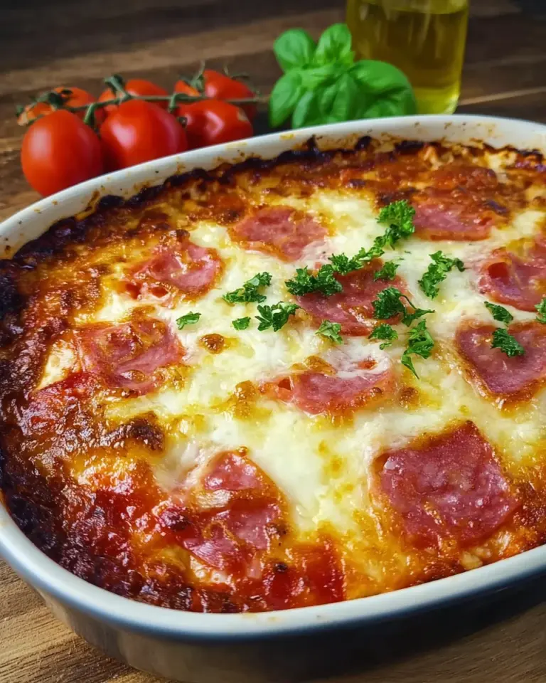 Pizza-Dip aus dem Ofen