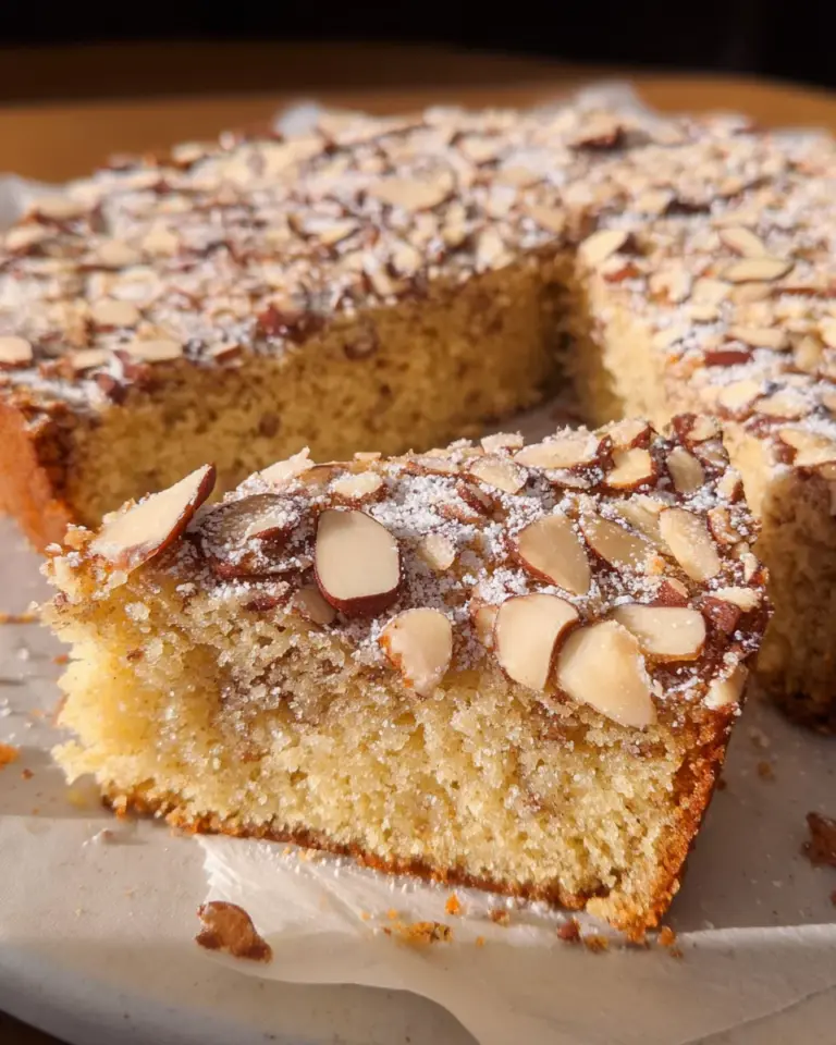 Portugiesischer Kochlöffelkuchen | Mandelkuchen