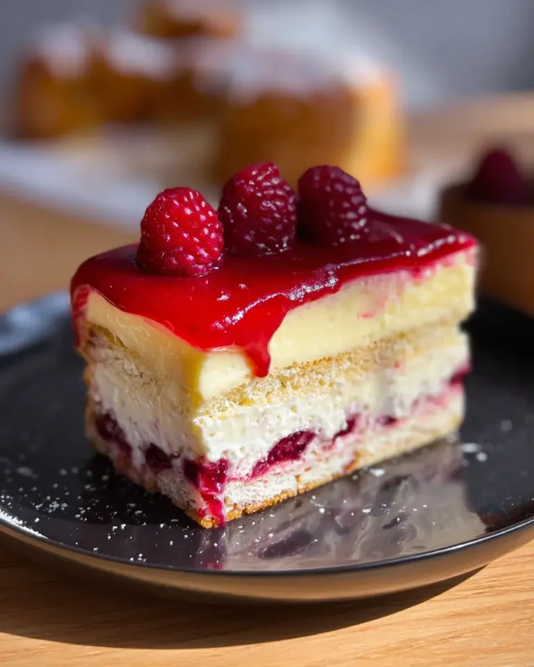 Puddingkuchen (einfaches Rezept ohne backen)