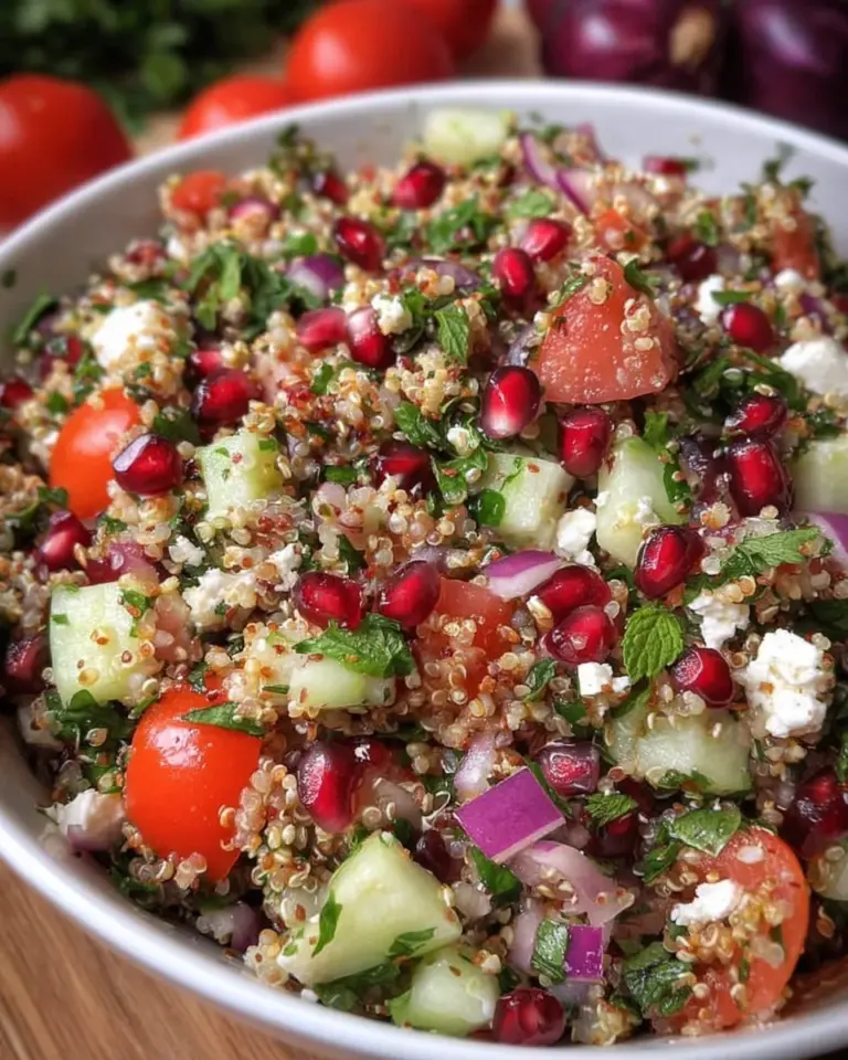 Quinoa Salat mit Feta