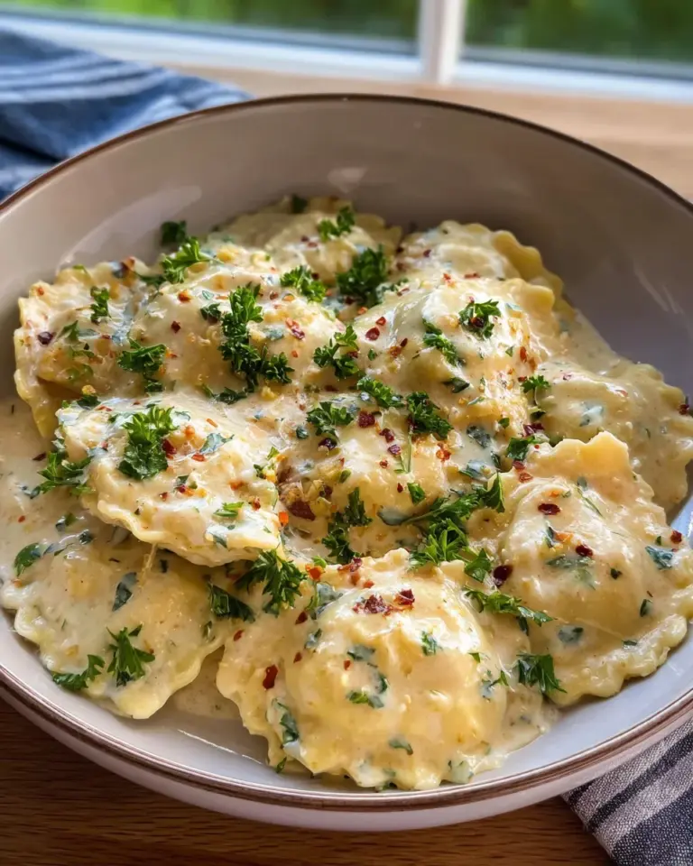Ravioli Alfredo