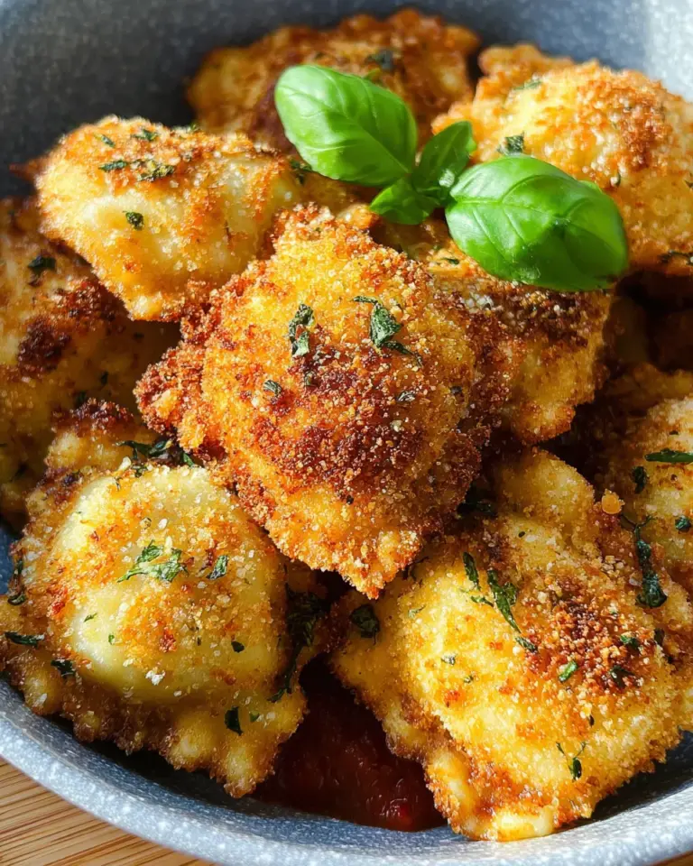 Ravioli aus der Heißluftfritteuse