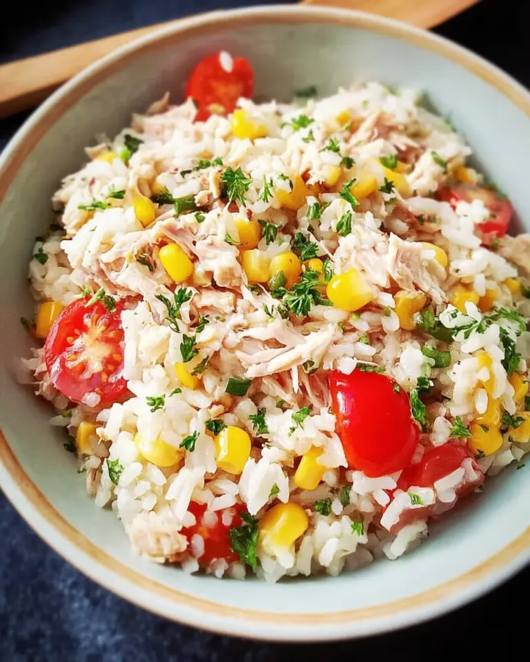 Reissalat mit Thunfisch - So lecker und gesund