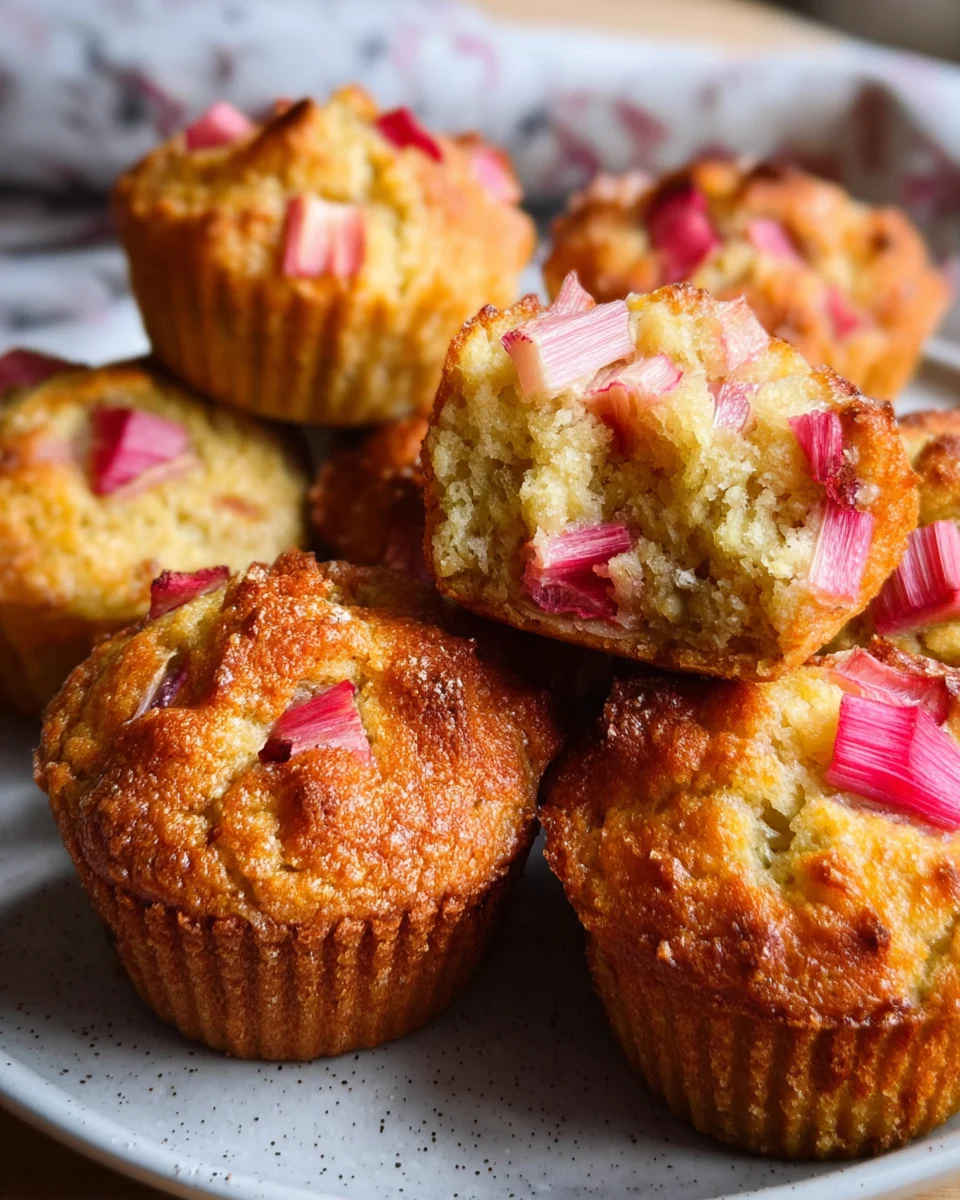 Rhabarber-Muffins