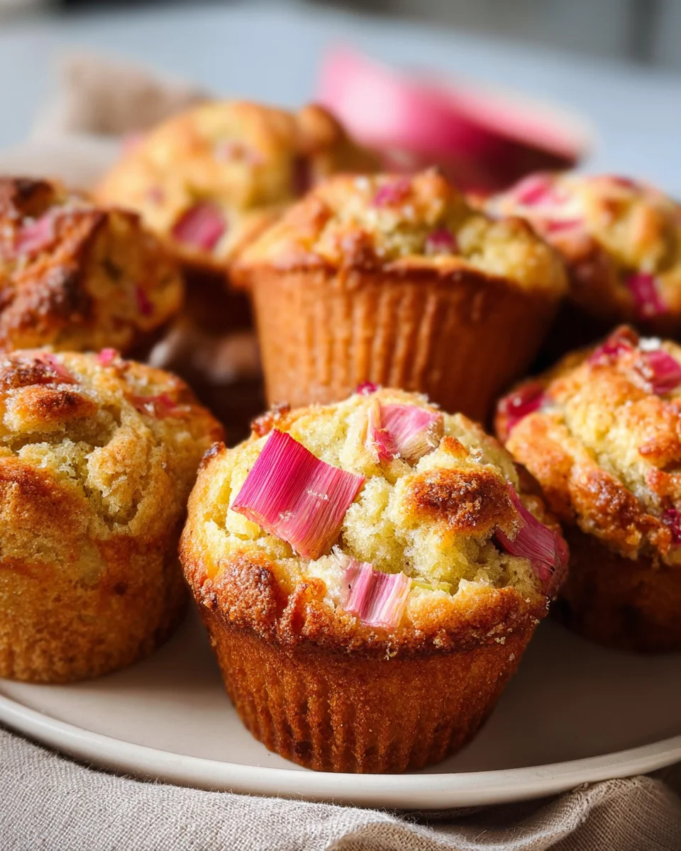 Rhabarber-Muffins
