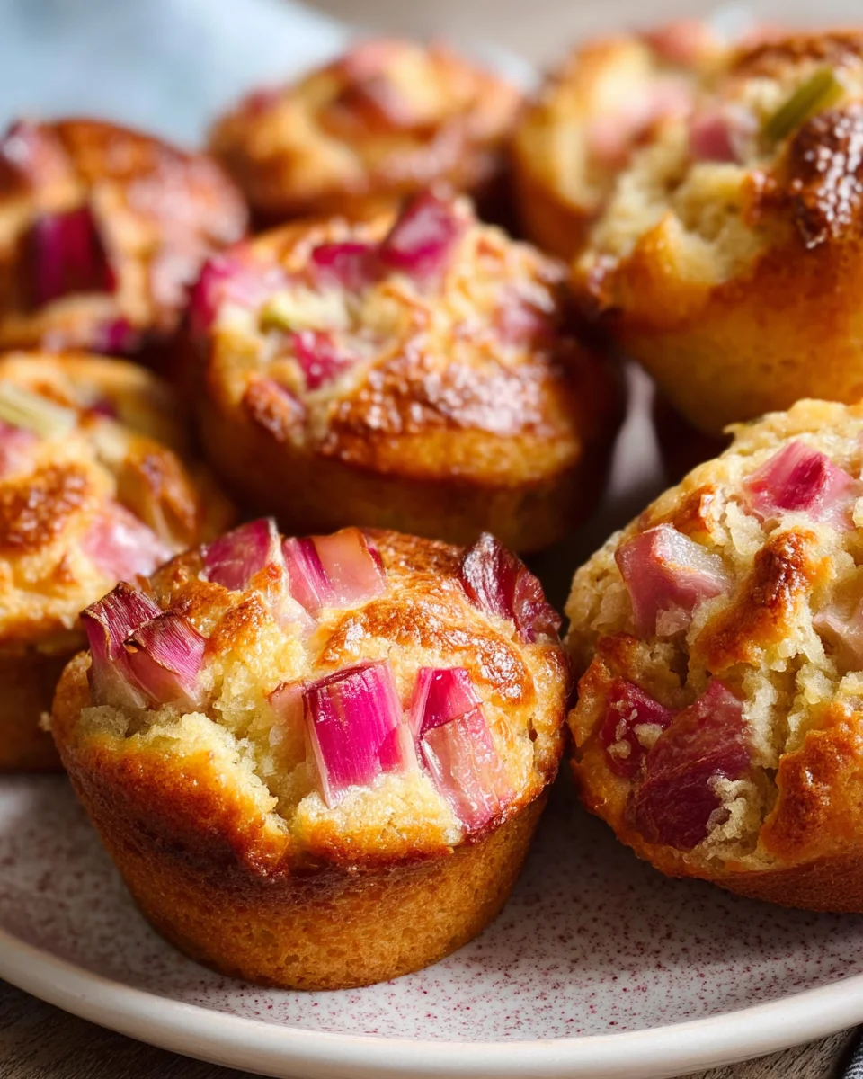 Rhabarber-Muffins