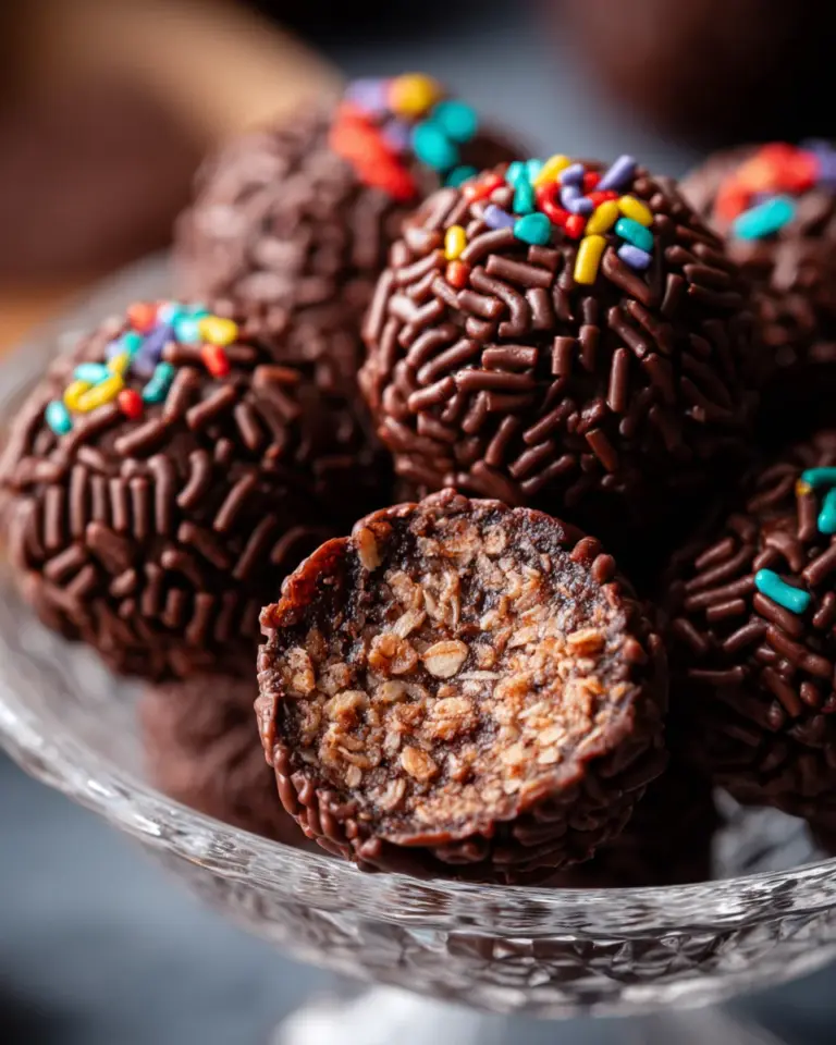 Rumkugeln mit Haferflocken