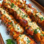 Saftige Hähnchenspieße