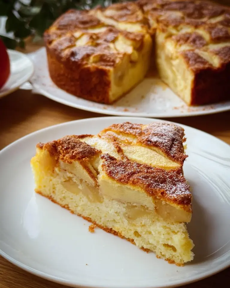 Saftiger Apfelkuchen mit Joghurt