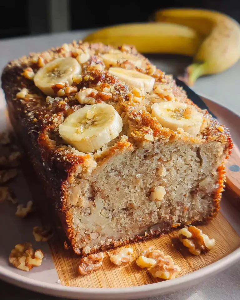 Saftiges Bananenbrot ohne Ei