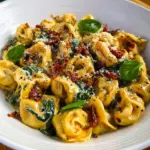Schnelles Tortellini Rezept mit getrockneten Tomaten