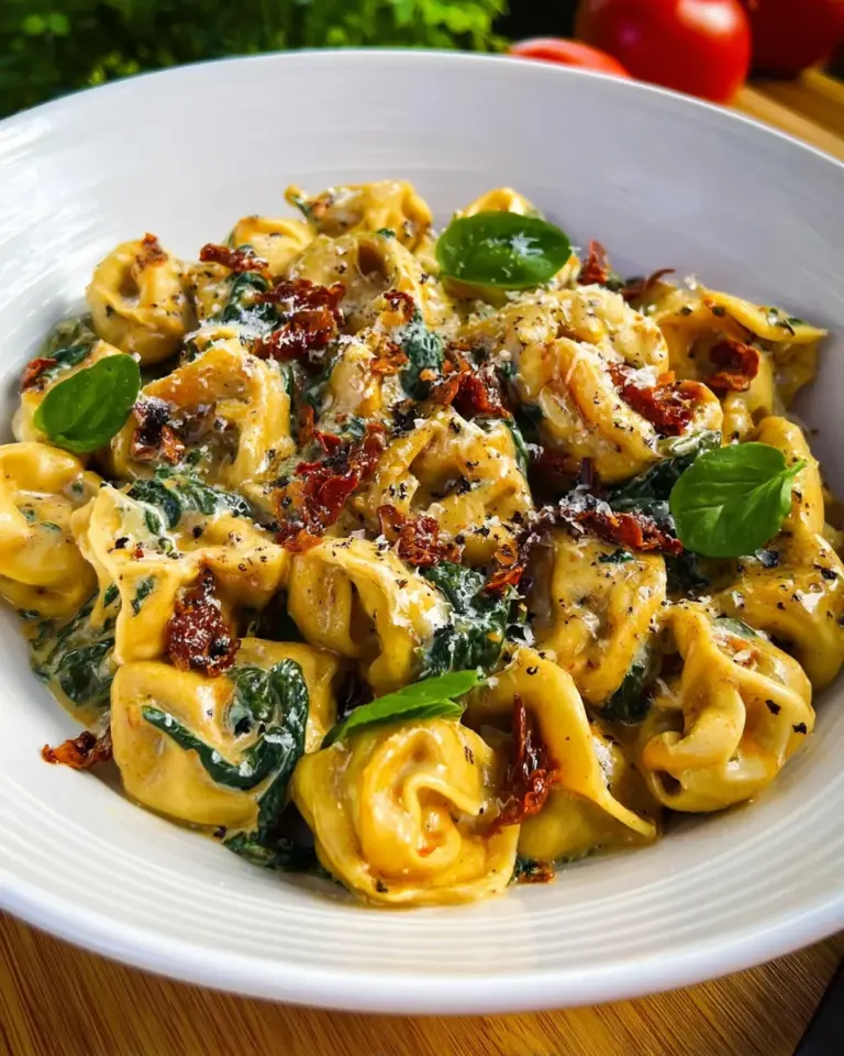 Schnelles Tortellini Rezept mit getrockneten Tomaten