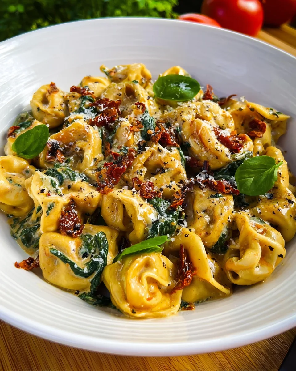 Tortellini Spiee Mit Getrockneten Tomaten