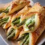 Spargel im Blätterteig