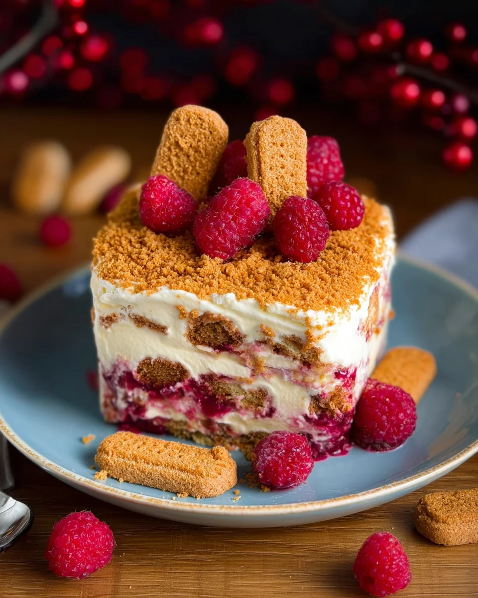 Spekulatius-Himbeer-Tiramisu
