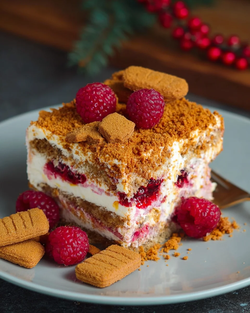 Spekulatius-Himbeer-Tiramisu