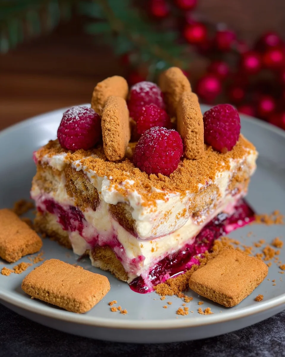 Spekulatius-Himbeer-Tiramisu