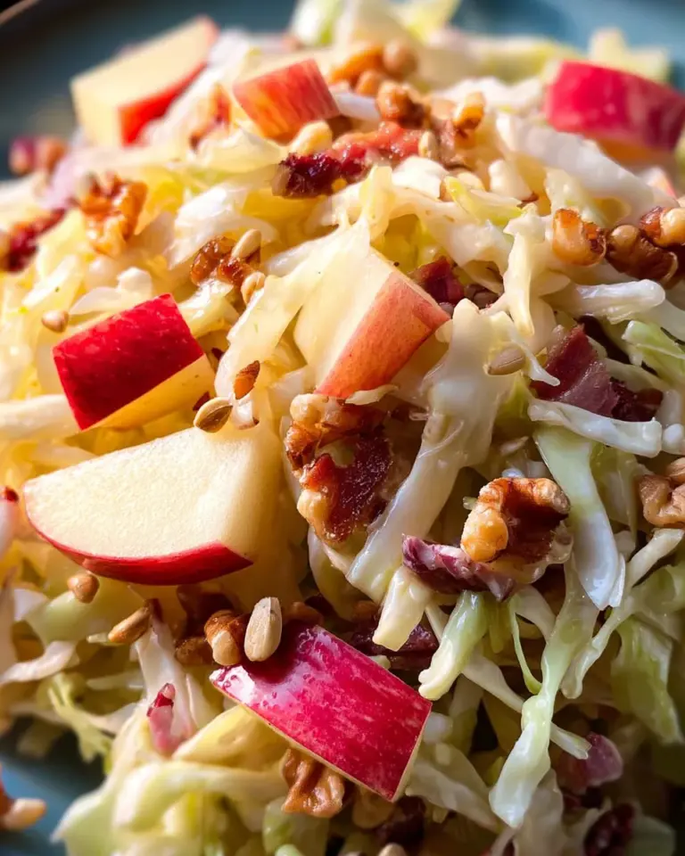 Spitzkohl-Apfel-Walnuss-Salat