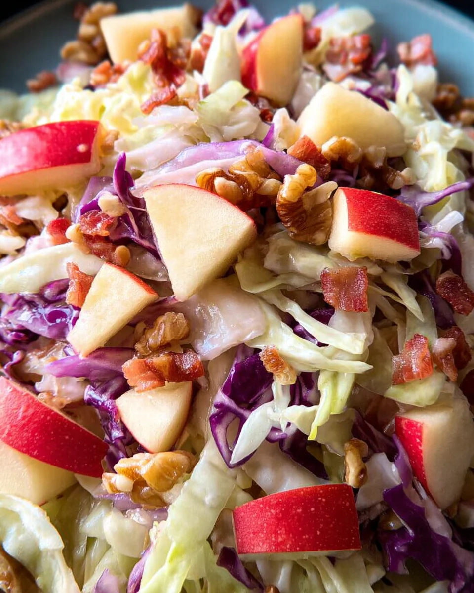 Spitzkohl-Apfel-Walnuss-Salat