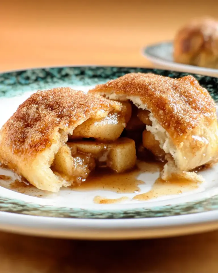 Süße Apfel-Ofenknödel mit Zucker-Zimt-Topping