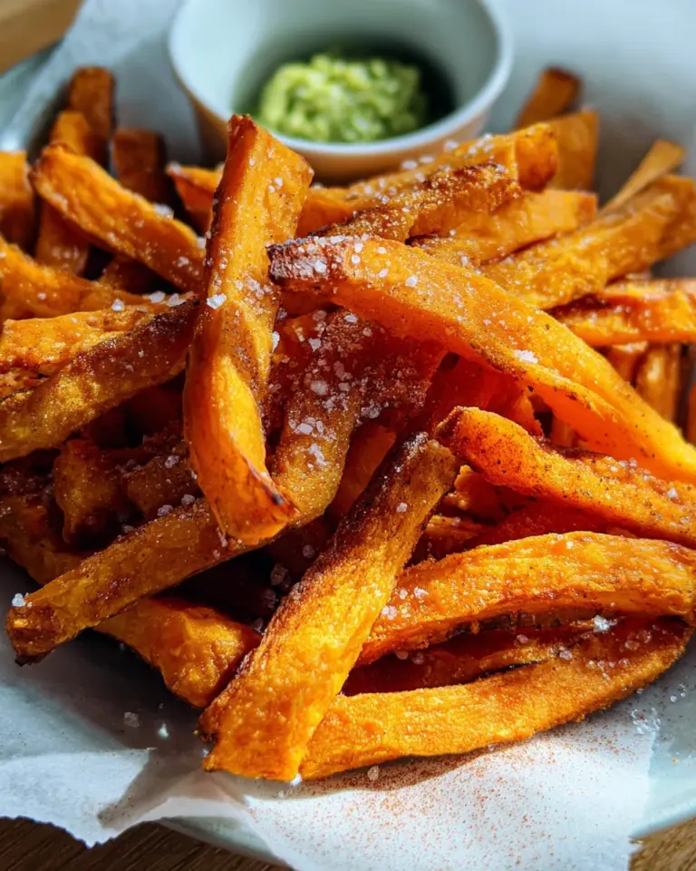 Süßkartoffel-Pommes aus der Heißluftfritteuse