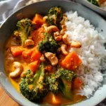 Süßkartoffel Curry mit Brokkoli