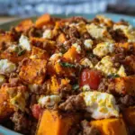 Süßkartoffel Hackfleisch Auflauf