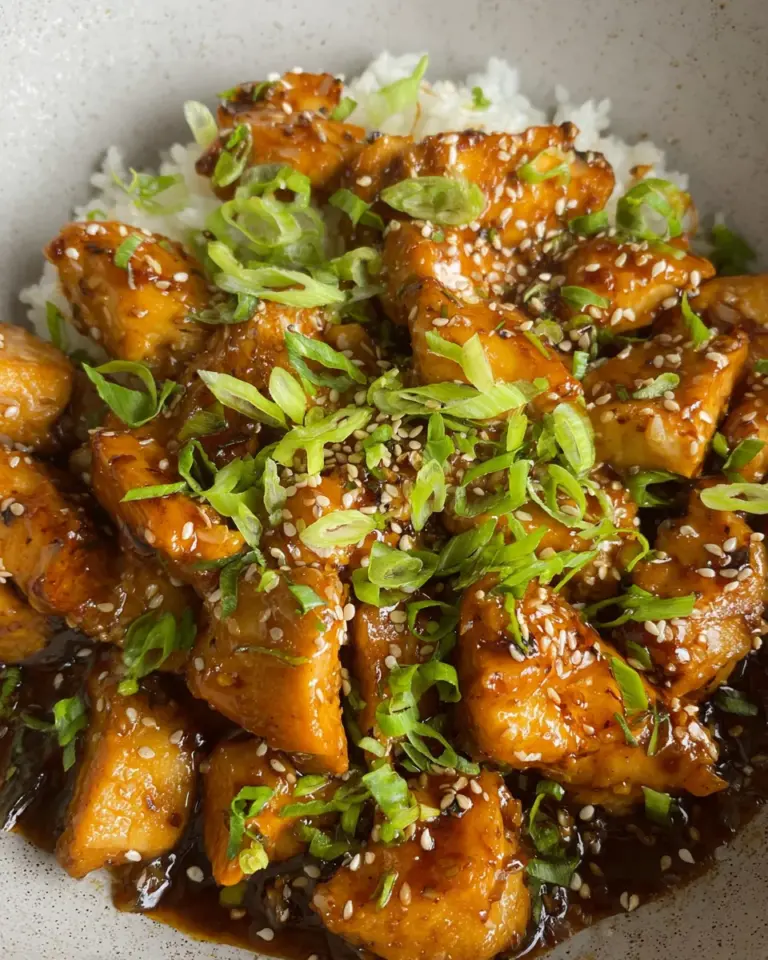 Teriyaki Hähnchen mit wenigen Zutaten