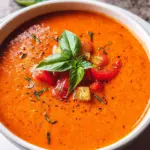 Tomaten-Paprika-Suppe aus dem Ofen