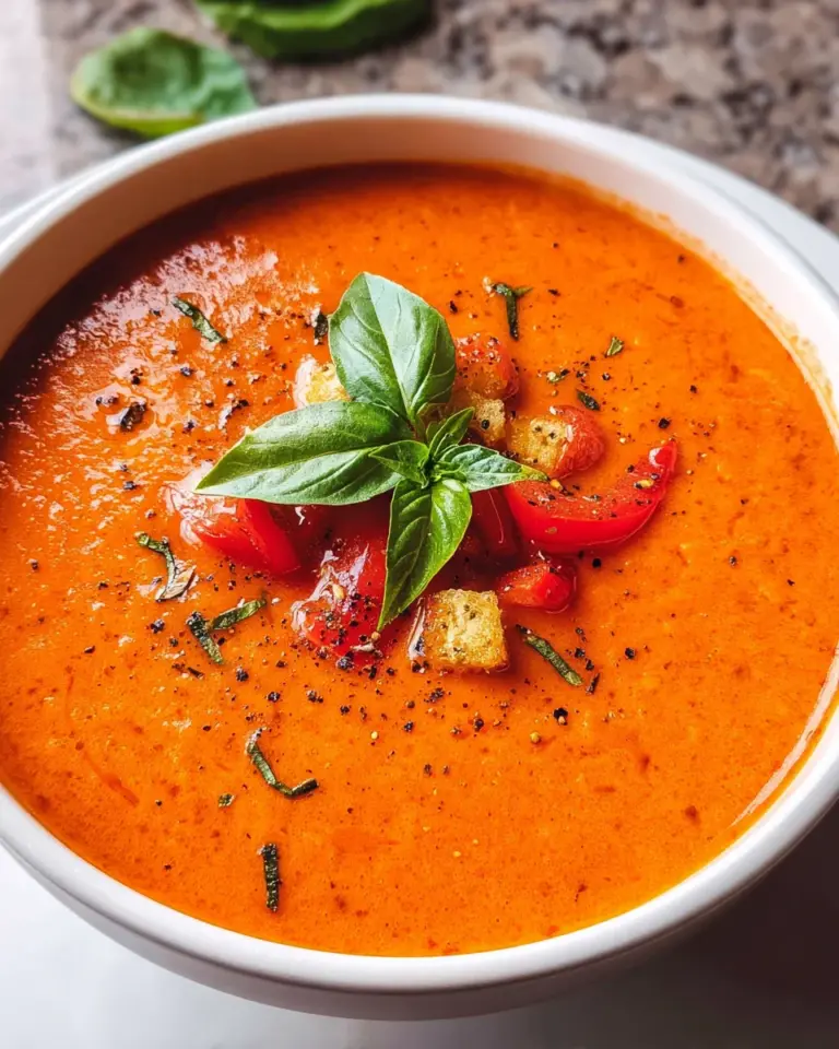 Tomaten-Paprika-Suppe aus dem Ofen