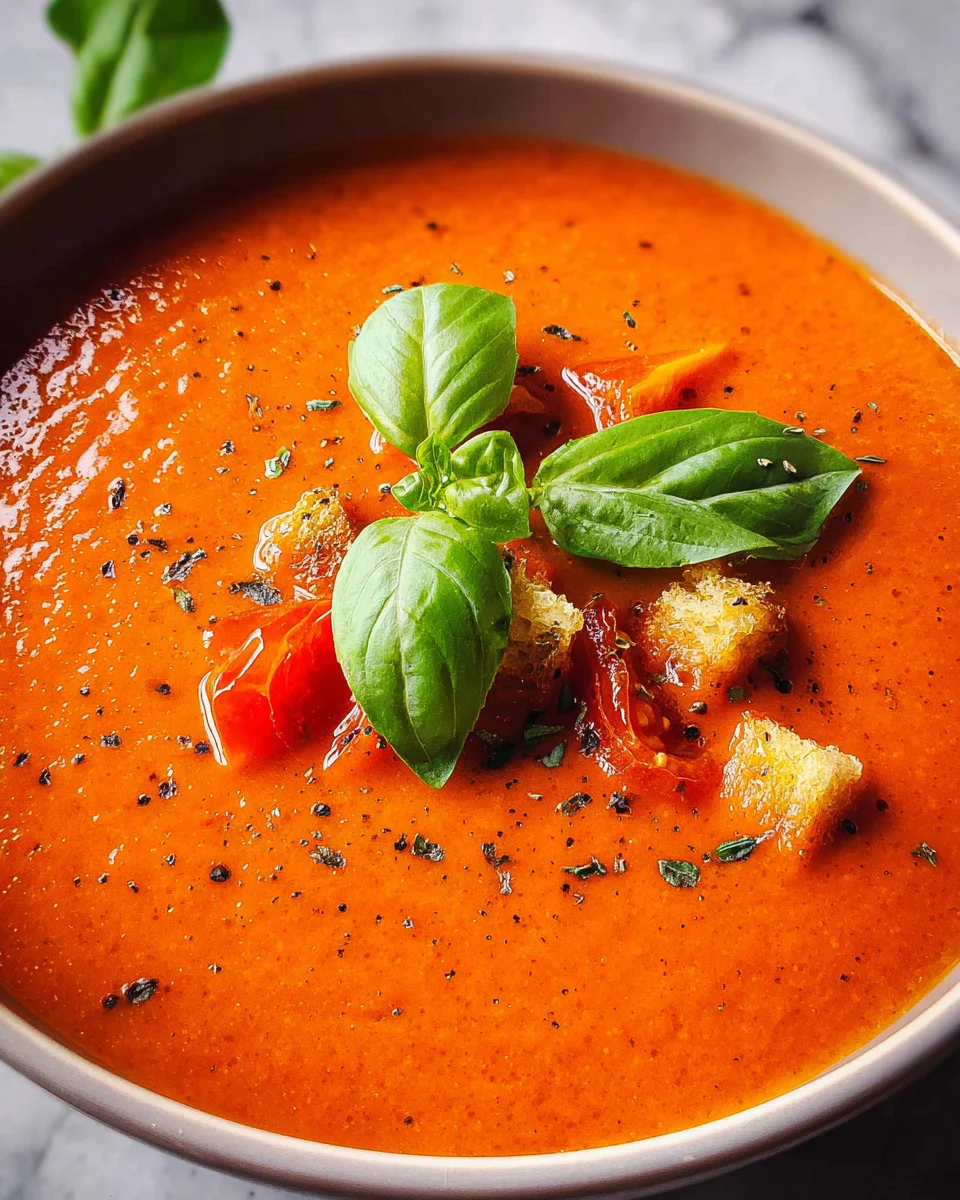 Tomaten-Paprika-Suppe