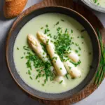 Vegane Spargelcremesuppe