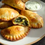 Vegetarische Empanadas mit Spinat-Feta Füllung