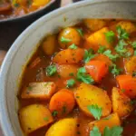 Vegetarisches Kartoffelgulasch