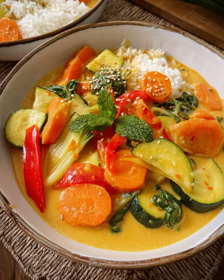 Vegetarisches Zitronengras Curry