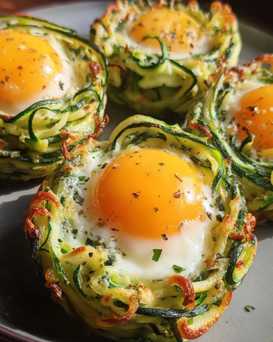Zucchini-Ei-Nester