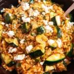 Zucchini Reis Pfanne - schnell & so lecker