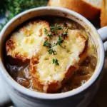 Zwiebelsuppe nach französischer Art