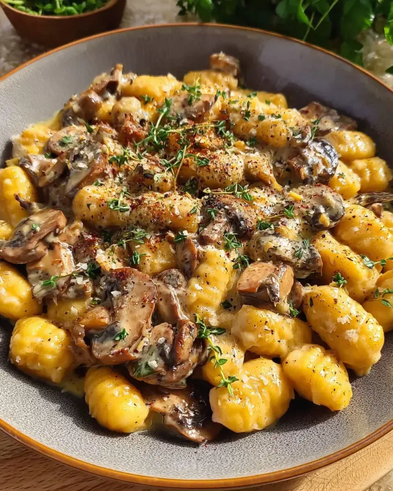 Cremige Gnocchi mit Pilzen: 25 Minuten Glück!