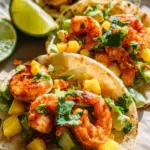 Garnelen Tacos mit Mango-Avocado-Salsa